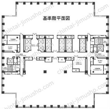 聖路加タワーの間取図