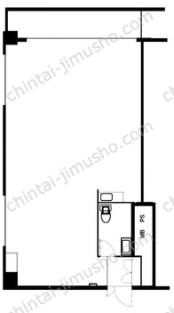 麹町駅プラザ7階の間取図