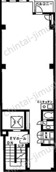ヴェルディ新橋2階の間取図