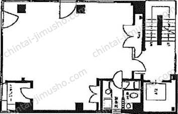 新福神ビル2階の間取図