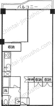仙石山アネックスの間取図