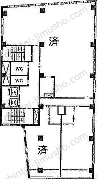 西脇ビルの間取図