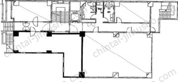 徳海屋ビル1階の間取図