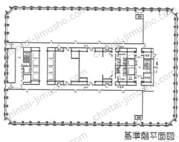 新宿センタービル／+OURS新宿の間取図