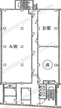 専売ビルの間取図