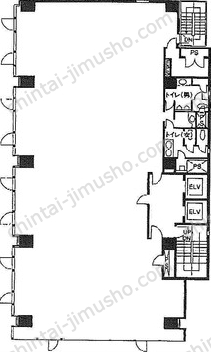八丁堀NFビル8階の間取図