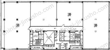 東陽MKビル4階の間取図