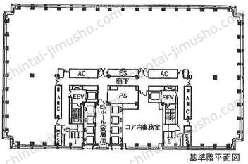 新宿モノリスの間取図