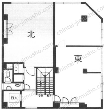 ル・グラシエルBLDG.33階の間取図