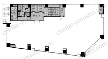 竹橋3-3ビル4Fの間取図