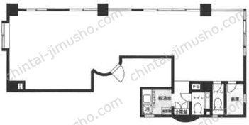 VORT AOYAMA／渋谷表参道ライズオフィス2nd／渋谷表参道ライズオフィス1st6階の間取図