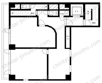 ヴェルディビル2Fの間取図