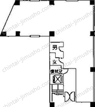 山萬ビルの間取図