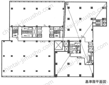 新虎ノ門実業会館の間取図