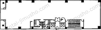 A-PLACE品川3階の間取図