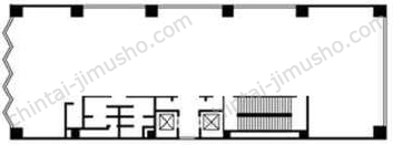 A-PLACE品川2階の間取図