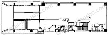 A-PLACE品川1階の間取図