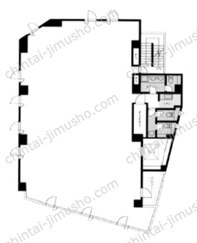 HAGIWARA BLDG.1／萩原ビル第16階の間取図