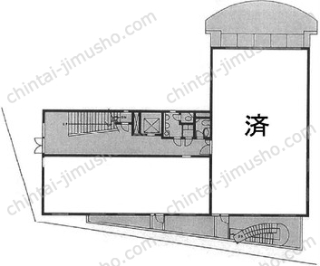 J.C.ビルディング1階の間取図