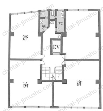 ヤマギビルの間取図