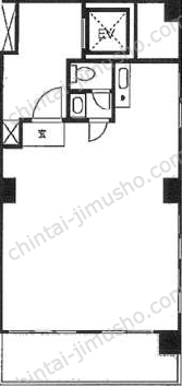 サカエ御苑マンション3階の間取図