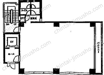 住吉ビル4階の間取図