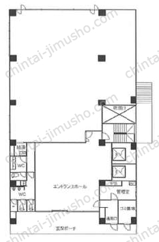 NKビル新大塚4階の間取図