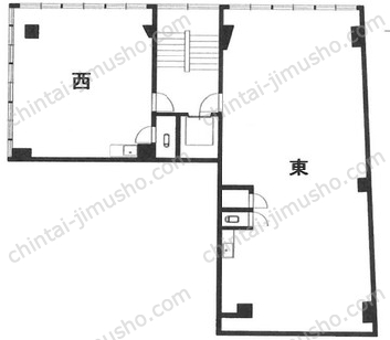 昭和ビルの間取図