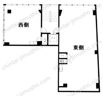 昭和ビル4Fの間取図
