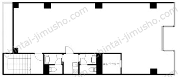 アヅマビル9階の間取図