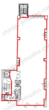 井門九段北ビル4階の間取図