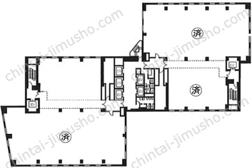 新宿サンエービルの間取図