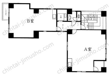 上田ビル5Fの間取図