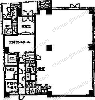 ユニゾ大井四丁目ビル（レ・ジュ大井町）1階の間取図
