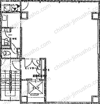 昭美京橋第二ビル8階の間取図