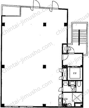 シェラン南麻布2階の間取図