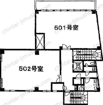 銀座あづまビルの間取図