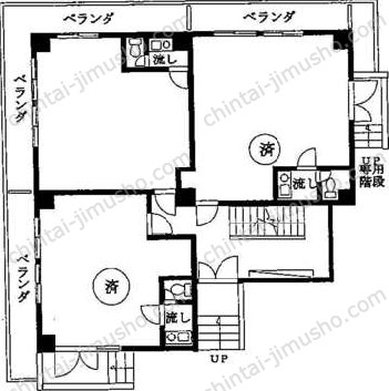 神宮前青山ビル1階の間取図