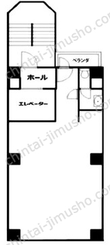 THE HORIZON 渋谷3Fの間取図