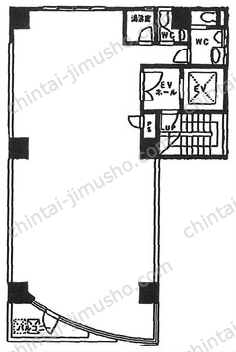 虎ノ門ACTビル／アントレオフィス虎ノ門6階の間取図