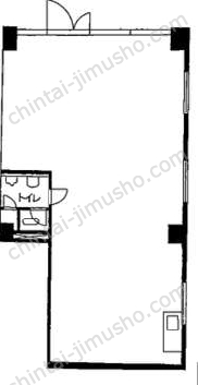 竹内第三ビル1階の間取図