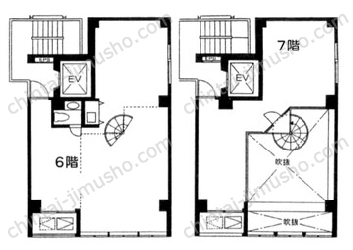 淡景ビル一括貸の間取図