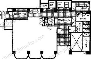 THE PORTAL 新宿御苑1階の間取図
