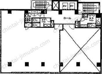 THE PORTAL 新宿御苑3階の間取図