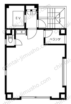 コーシンビル5階の間取図