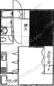 ケイオービル5階の間取図