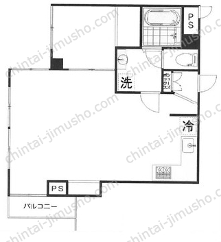 トーカン原宿キャステールの間取図