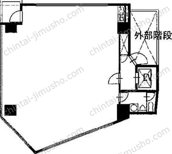 麻布台第一ビル6階の間取図