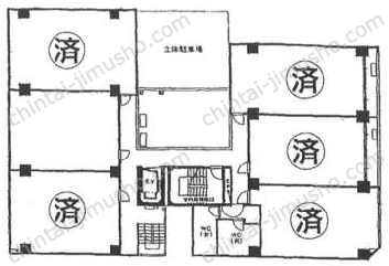 パレドール池袋2階の間取図