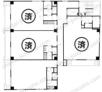 新宿光陽ビルの間取図